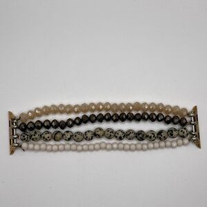*3/$20* Beaded Apple Watch band rose gold 42/44mm